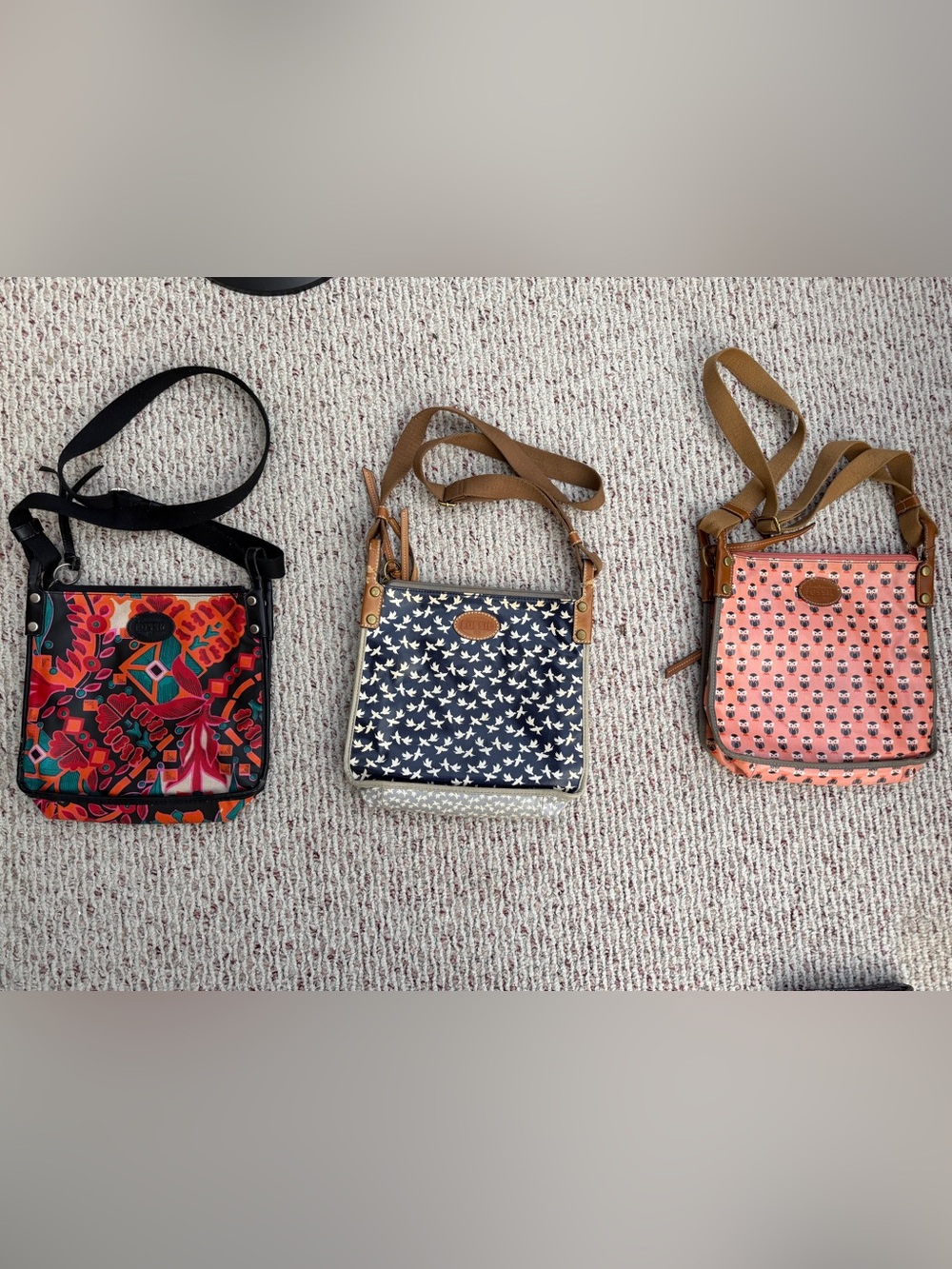 Fossil Crossbody with Leather Trim x 3 Available